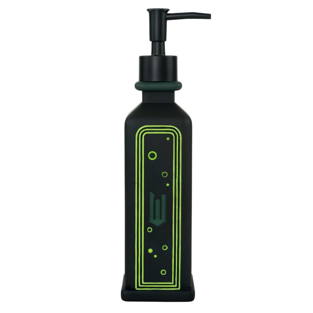 Franco Lotion, Resin, Black & Green-Wicked Soap Pump Dispenser