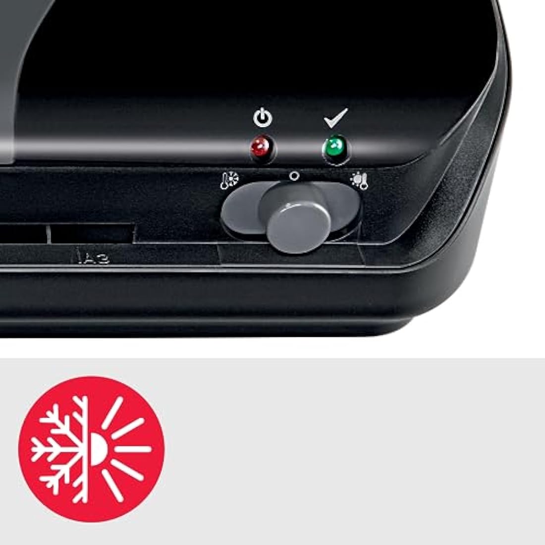 GBC Inspire+/Rexel Style A3 Laminator, Laminating Machine with Starter Pack of Pouches, 4 Minute Warm Up Time, Black (4402076)