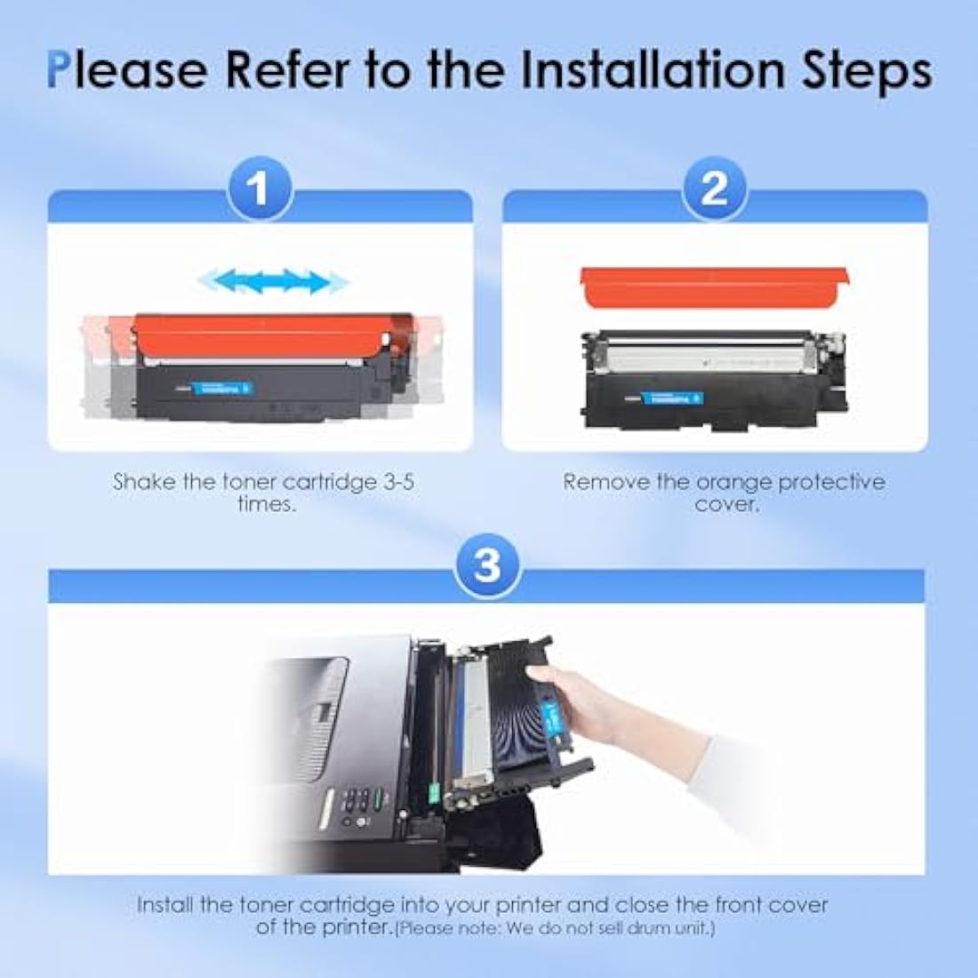 NOGIVY 117A Toner Cartridges Replacement for HP 117A W2072A W2070A W2071A W2073A Compatible with Color Laserjet MFP 179fnw 150nw 178nw 150a 150w 178nwg 179fwg (1Black 1Cyan 1Yellow 1Magenta, 4-Pack)