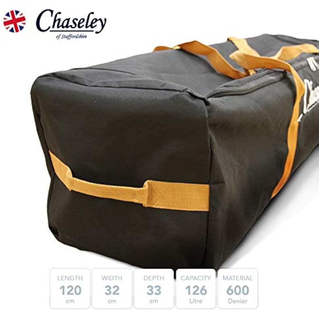 Chaseley Large Awning Pole Gazebo Bag Tent Caravan Motorhome Camping Strong Double Stitched Tough Material Three Way Zip UV Water Resistant
