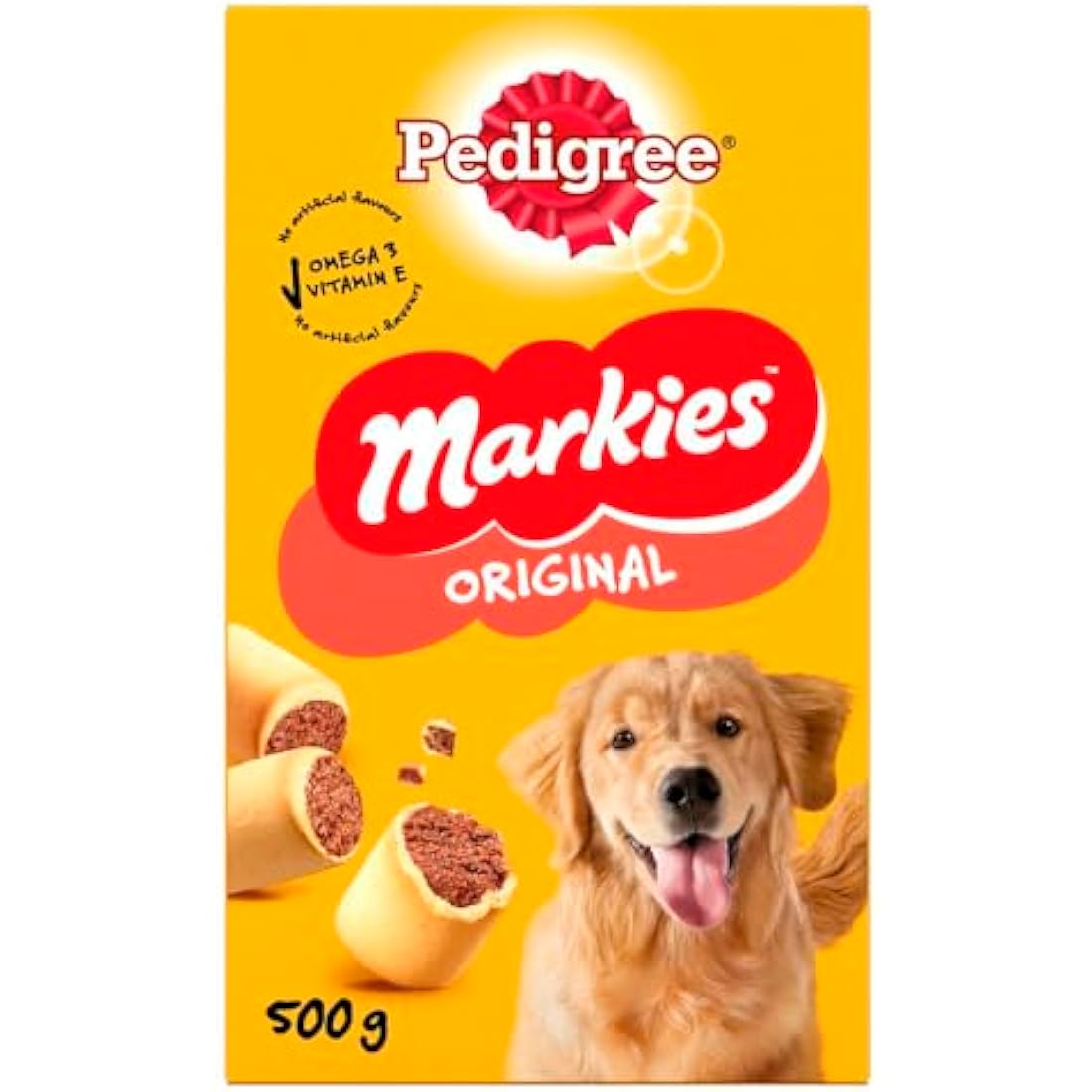 Pedigree Markies - Biscuits Dog Treats With Marrowbone, 12 x 500g
