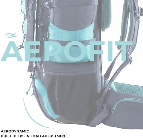 Tripole Walker Pro Internal Frame Rucksack for Travel and Trekking Front Opening Laptop Sleeve Water Repellent Rain Cover