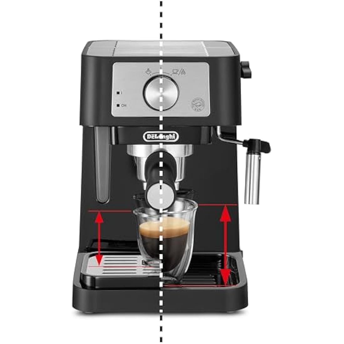 De'Longhi Stilosa EC260.BK, Traditional barista Pump Espresso Coffee Machine, Black