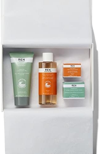 REN Clean Skincare Limited Edition 2022 Set | Skincare Routine Value Set | for Women for Birthdays, Mother's Day, Valentine's, Christmas & more | Cruelty Free