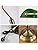 HJXDtech Vintage Desk Lamp/Table Light/Bedside Study Office Banker's Lamp with Green Glass Shade,Brass Base and Pull Switch