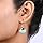 Gempires Green Amazonite Teardrop Dangle Earring for Women Gemstone Handmade Jewelry Dainty Simple Crystal Earrings Gifts