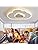AOEH LED Cloud Lamp Dimmable Kindergarten Ceiling Light with Remote Control, White 26W Wood Children's Ceiling Light for Kids Room, Girls & Boy Bedroom, Nursery, 50cm