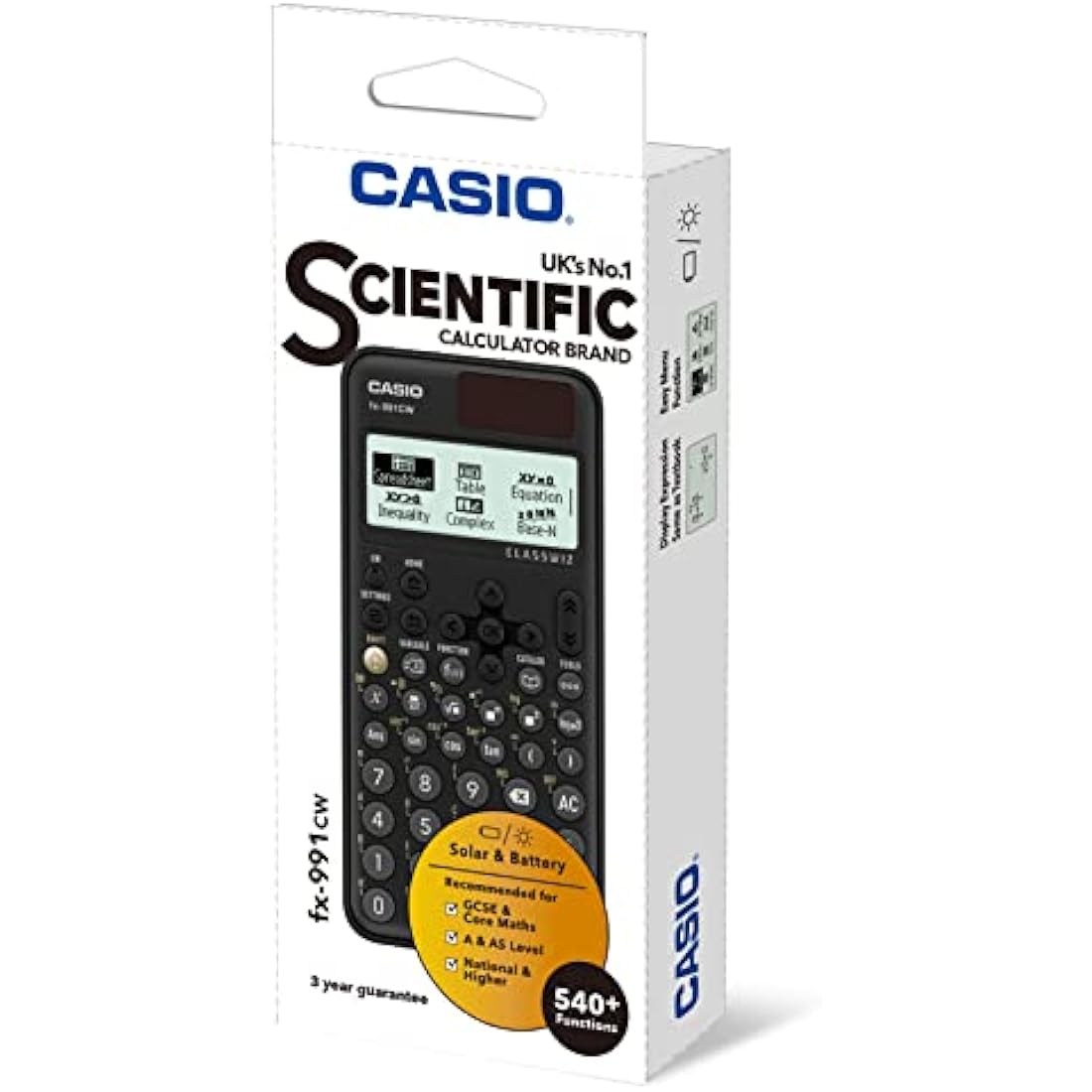 Casio fx-991CW Advanced Scientific Calculator (UK Version)