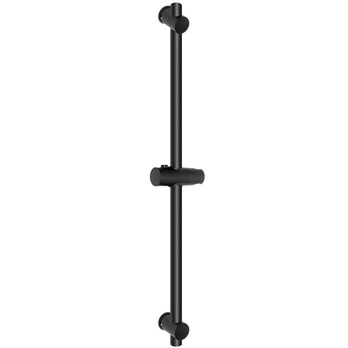 Vista Adjustable Shower Riser Rail 66cm with Anti-Slip Handle Universal Fit SUS304 Stainless Steel Shower Head Holder Adjustable Shower Raiser Matt
