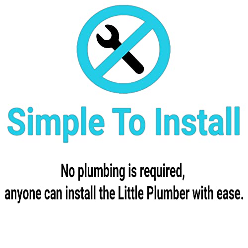 Little Plumber - LP1 Water Softener - Perfect For 1-4 Bedroom Houses - Easy To Install - Removes Existing Limescale & Saving up to 70% Heating Costs - Protects & Extends Life Of Appliances