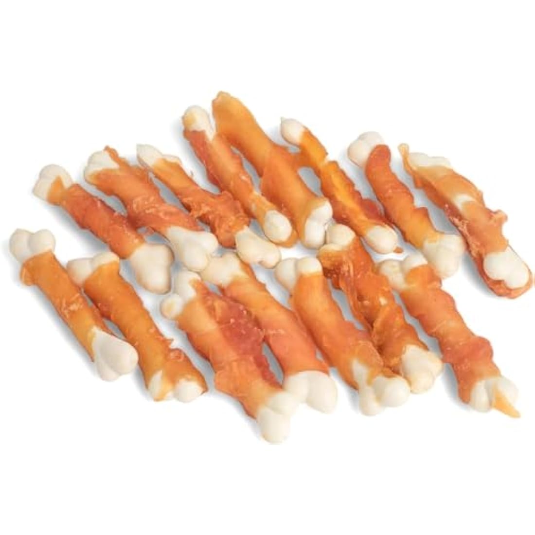 Petface The Dog Deli Premium Dog Treats - Chicken Wrapped Calcium Bones, 100g (Pack of 1)