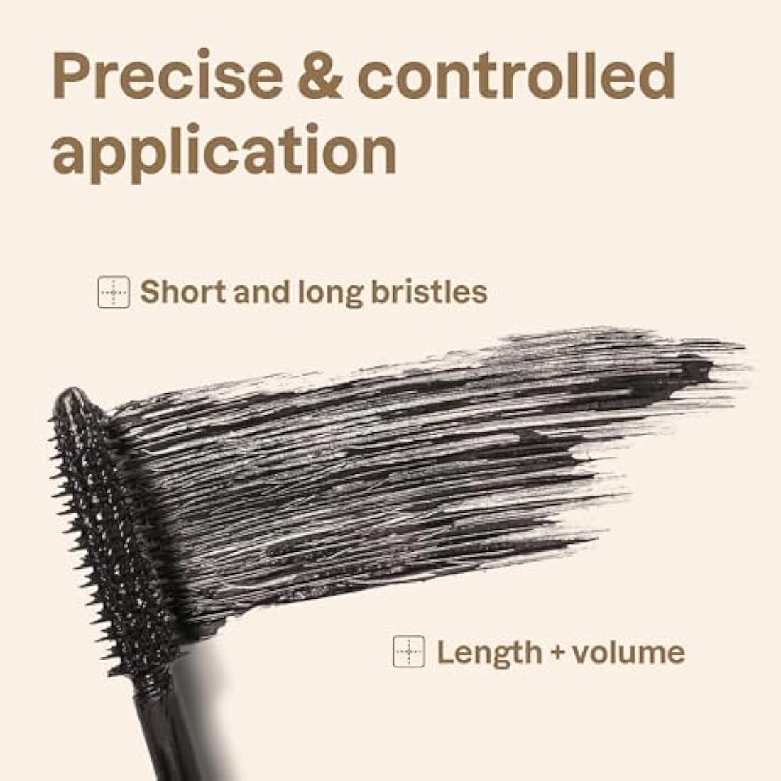 ATTITUDE Oceanly Serum Infused Mascara, EWG Verified, Eye Lash Serum, Length + Volume, Vegan Beauty and Makeup, Black, 7 g