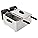 Caterlite Light Duty Fryer with Two 3.5L Tanks and Removable Inner Pot 2 x 2Kw