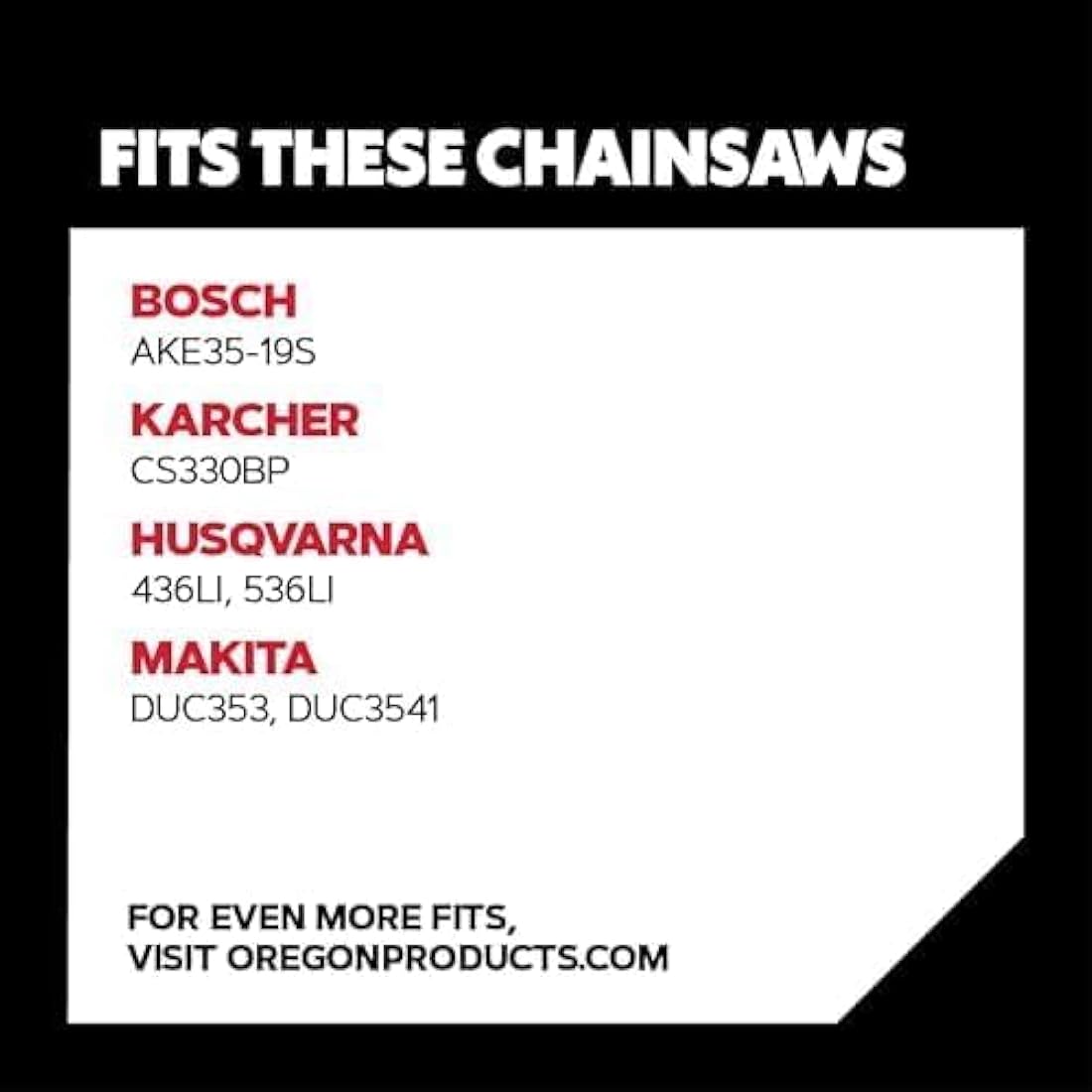 Oregon AdvanceCut Chainsaw Chain for 14-Inch (35cm) Bar -52 Drive Links – fits Bosch, Karcher, Husqvarna, Makita and more (90PX052E)