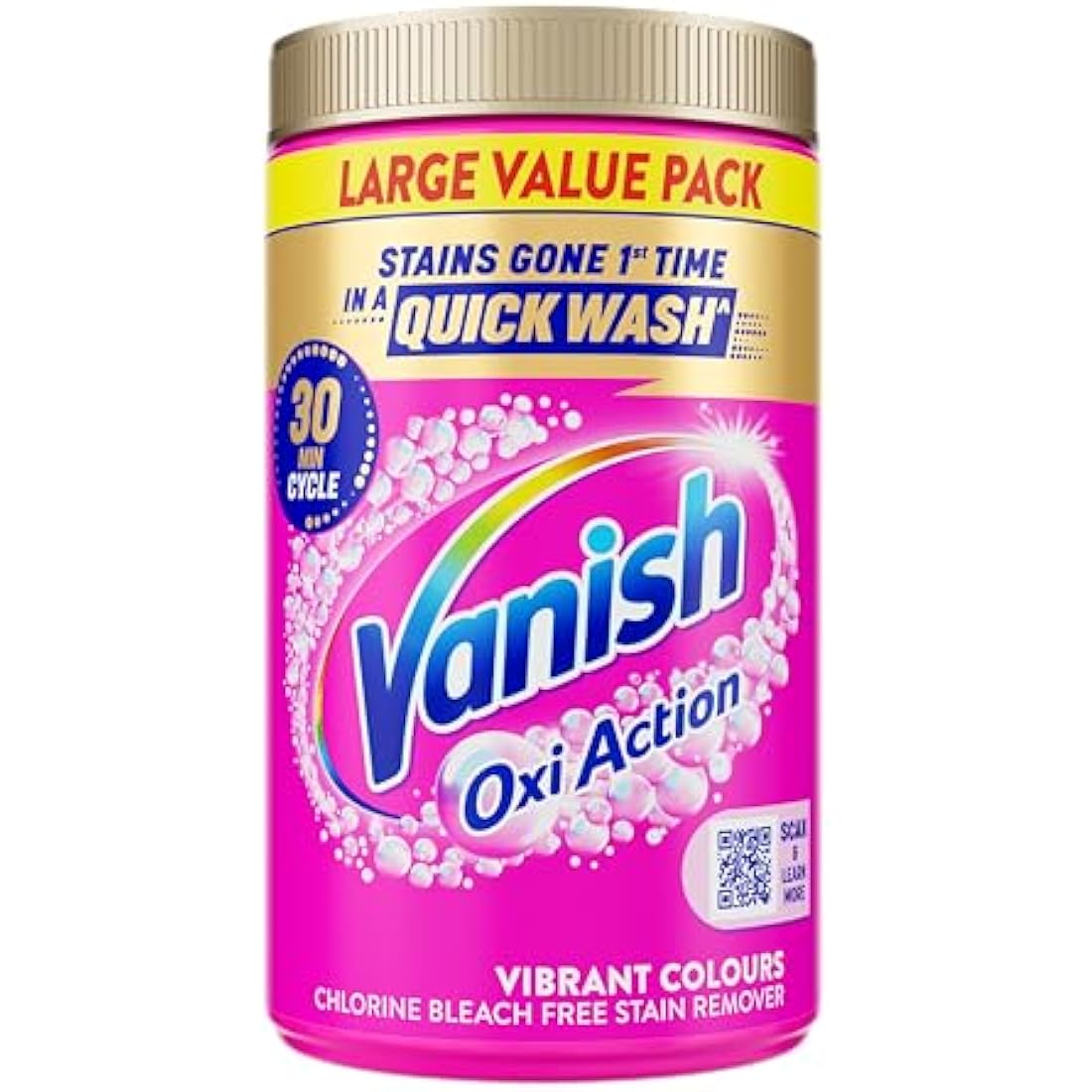 Vanish Gold Fabric Stain Remover Oxi Action Powder - 1.41kg
