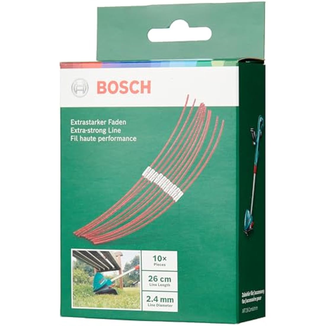 Bosch F016800181 Extra-strong Thread 26cm (10 pack) for 26 Combitrim
