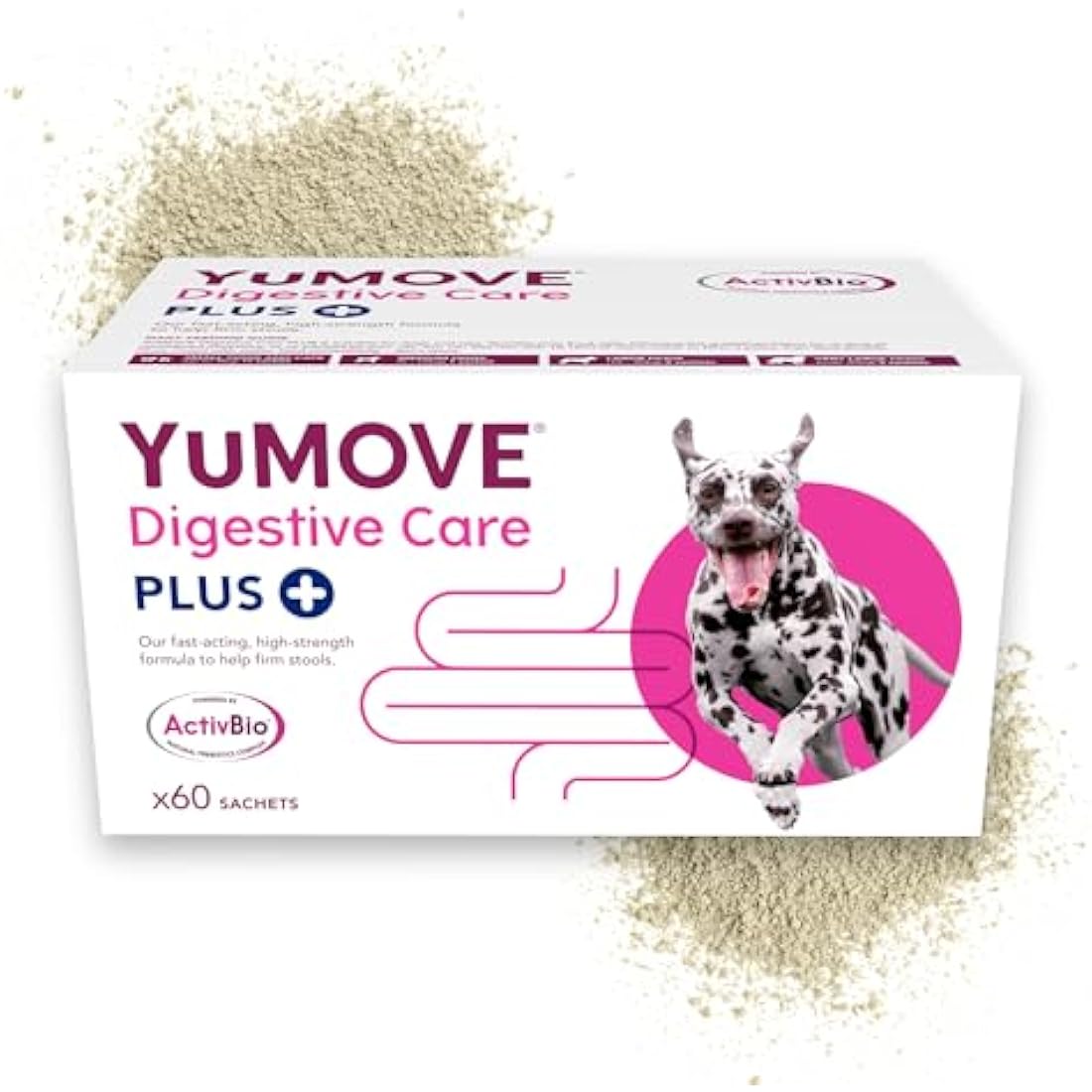 YuMOVE Digestive Care PLUS, Dogs & Cats Pre and Probiotics Supplement for Gut Health, Digestive Support Veterinary Strength with Fast-acting Ingredients, All Ages and Breeds, 6 Sachets
