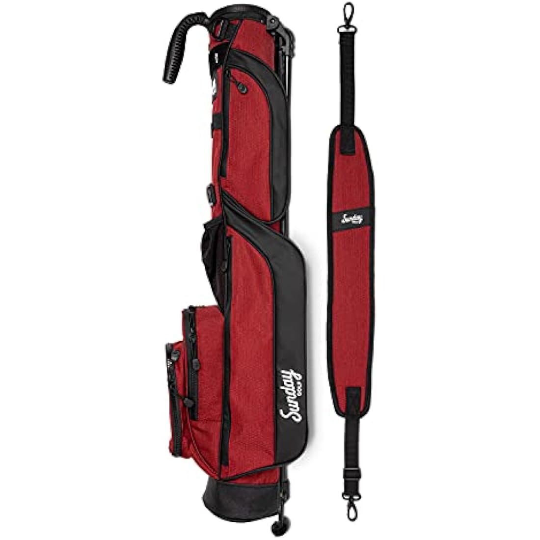 Sunday Golf Loma Bag - Lightweight Bag with Strap and Stand – Easy to Carry Pitch n Putt Golf Bag – Par 3 and Executive Courses, 31 Inches Tall