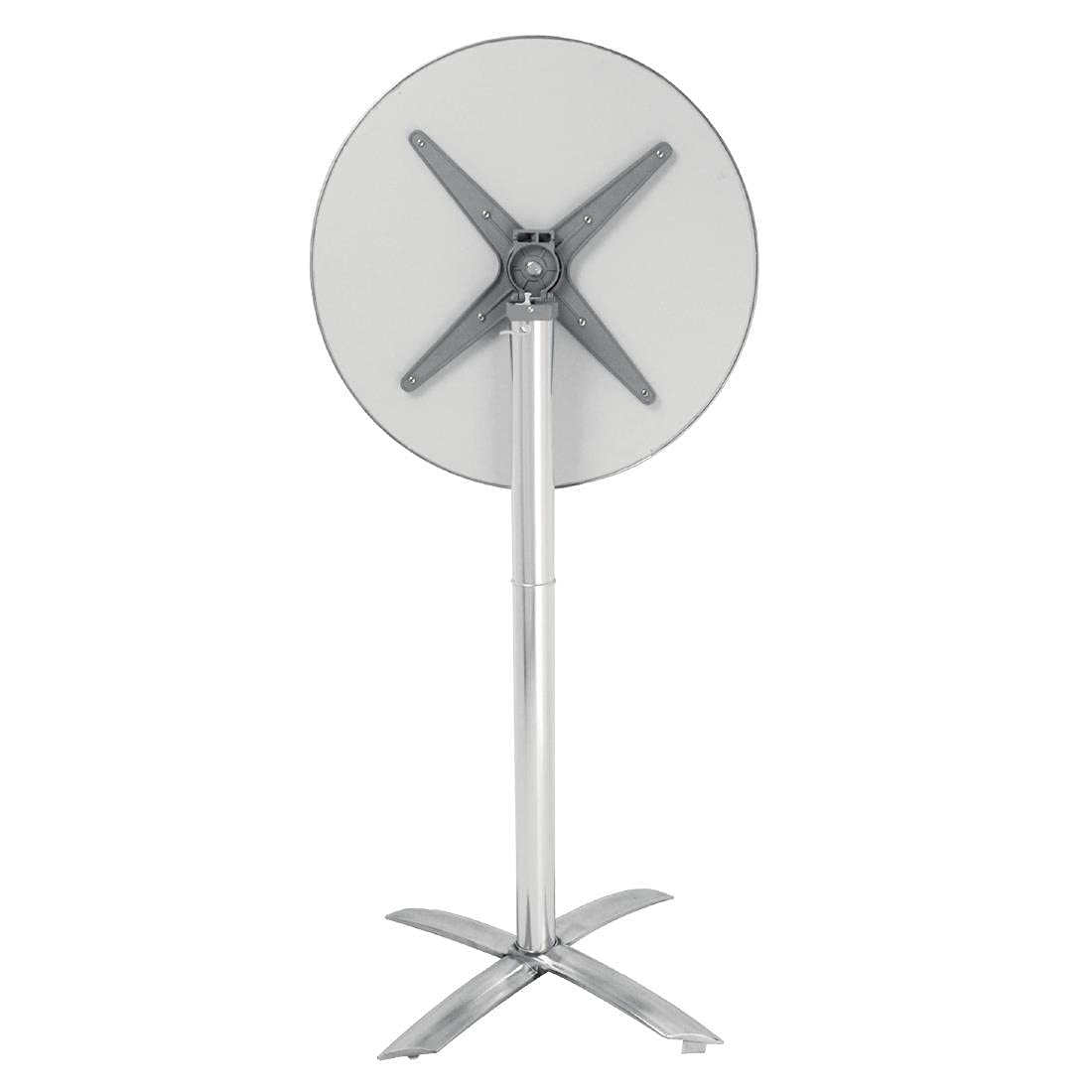 Bolero Flip Top Poseur Table Stainless Steel, 1050x600mm
