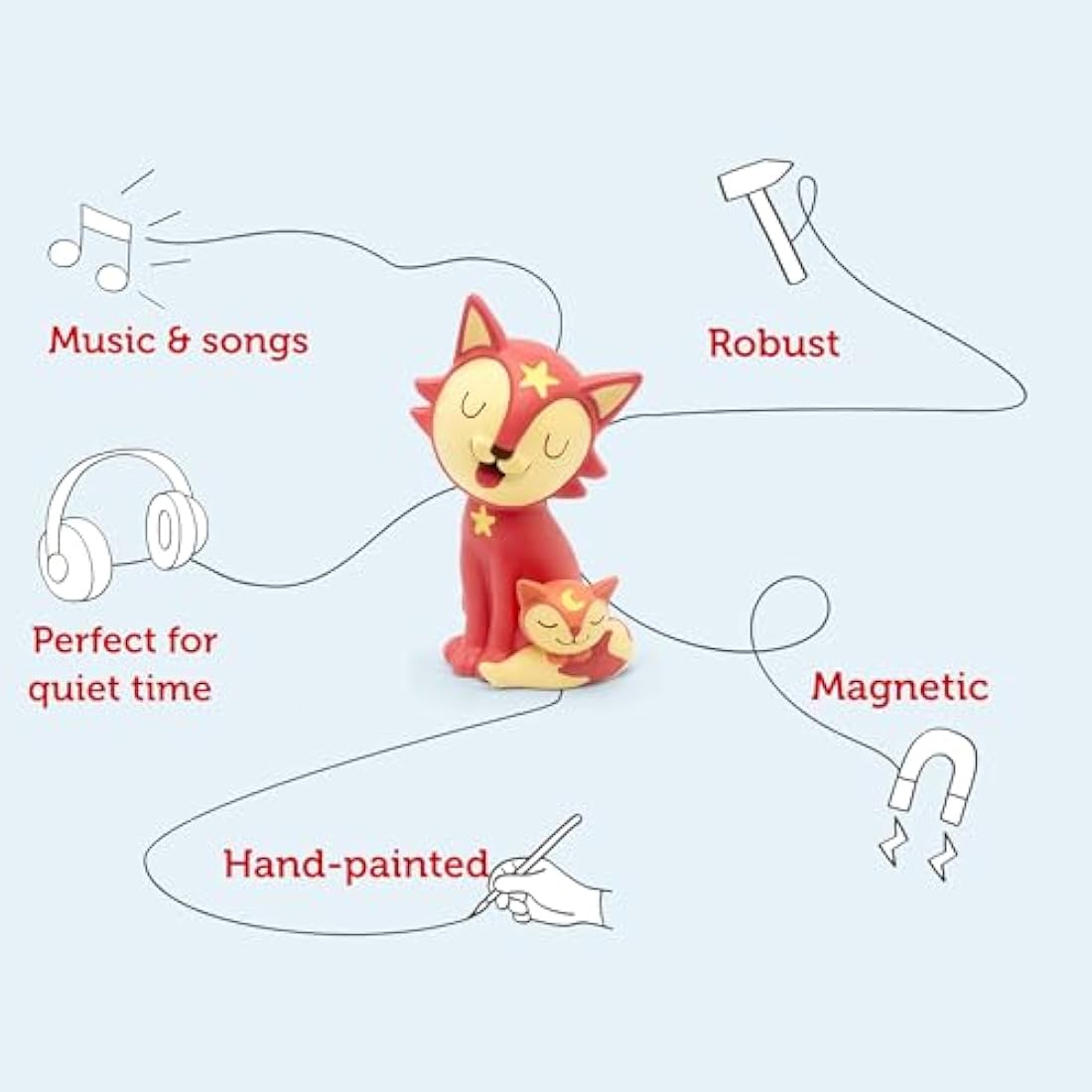 tonies Favourite Children's Songs for Bedtime Audio Character - Bedtime Songs and Lullabies, Audiobooks for Children