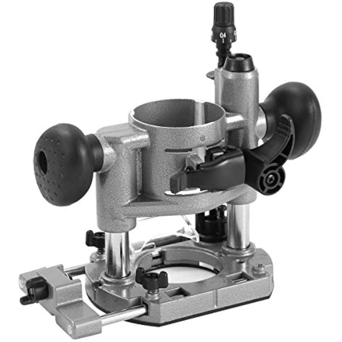 KATSU Trimmer Plunge Base, Fully Adjustable, for Electirc or Cordless Wood Hand Routers with Dust Nozzel SP10174805…