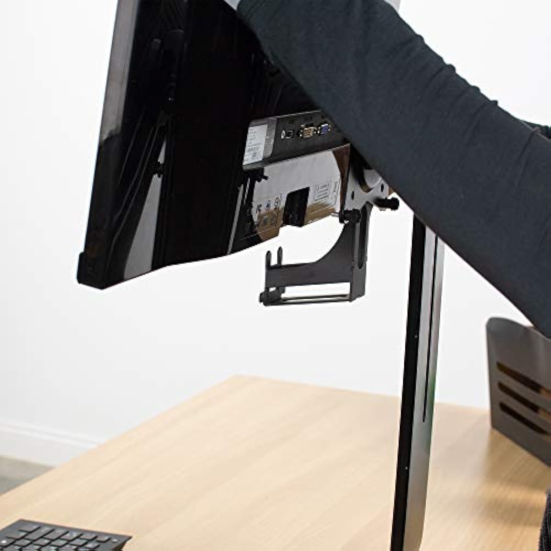 VIVO Quick Attach VESA Adapter Plate, Designed for Acer and Viewsonic Monitors Including R240HY bidx, SB220Q, RT240Y, R221Q, RT270, G227HQL, VX2276-smhd, and More, VESA up to 100x100 (MOUNT-AR240H)