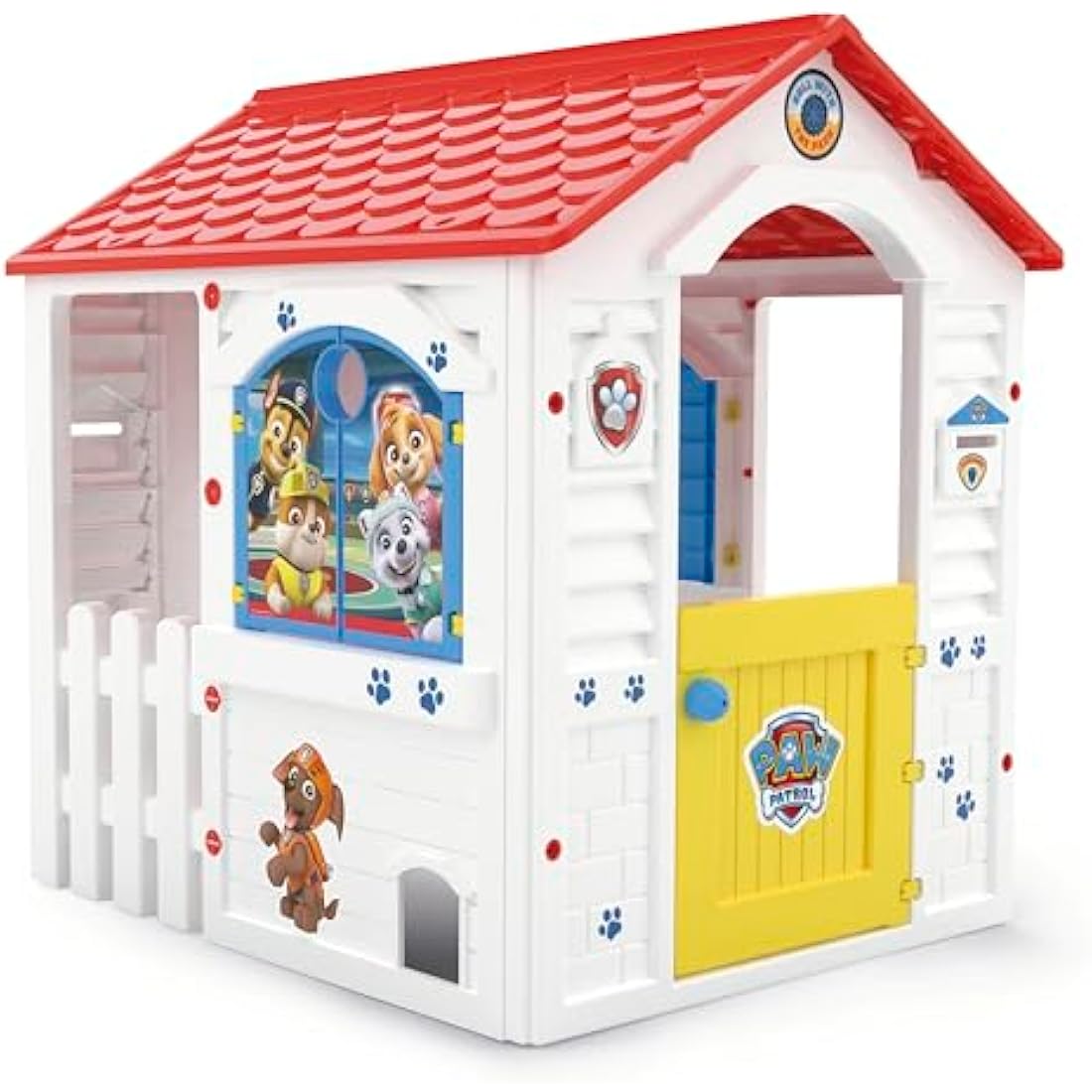 Chicos - Paw Patrol House | Garden Cabin for Children + 24 Months | Sturdy and Durable Outdoor Children's House with Easy Assembly Dimensions: 84 x 103 x 104 cm (89526)