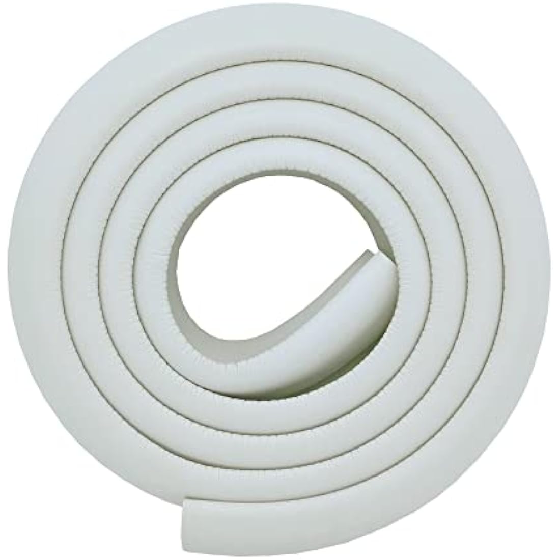 M2cbridge L Shape Extra Thick Furniture Table Edge Protectors Foam Baby Safety Bumper Guard 2 M (Off White with 4 Corners)