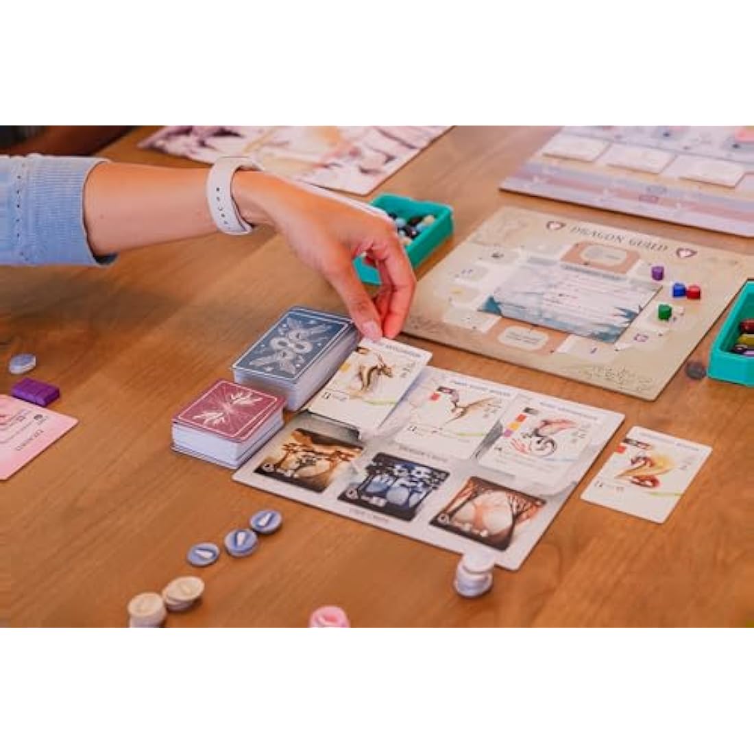 Stonemaier Games, Wyrmspan, Family Board Game, Ages 14+, 1-5 Players, 90 Minutes Playing Time