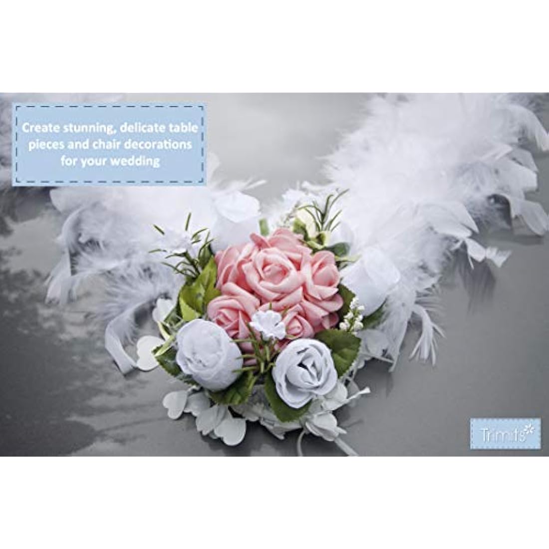 Trimits Marabou Feather Boa Fancy Dress for Parties, Festivals, Pride, Hen Do, Stag Do, Halloween, Christmas, Red, 1.8m x 12cm
