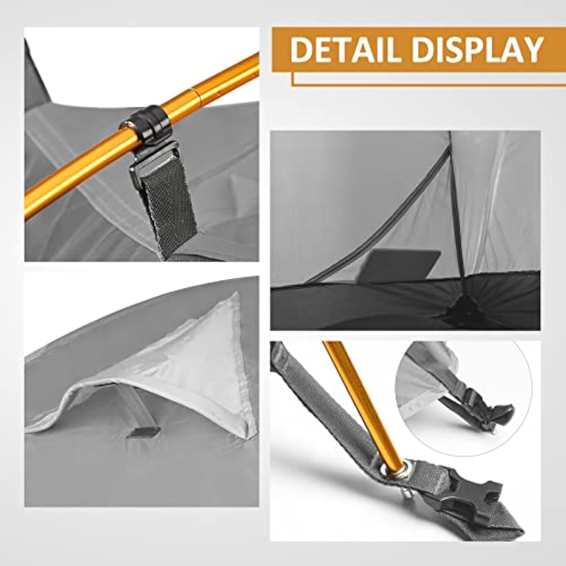 Bessport Tent 1 & 2 & 3 Person Ultralight Camping Tents, 3-4 Season Waterproof & Windproof Dome Tent, Small Pack Size, Suitable for Adults, Hiking, Camping, Outdoor