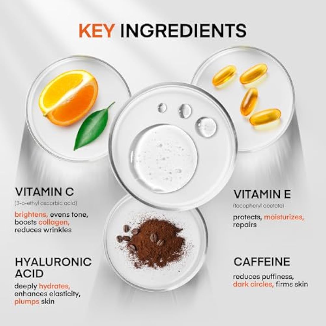 Women's Super Vitamin Face Serum: Anti Aging Facial Skin Care with Hyaluronic Acid, Niacinamide, Peptides, Vit C, E- Face Cream for Mature Women Over 70 60 50