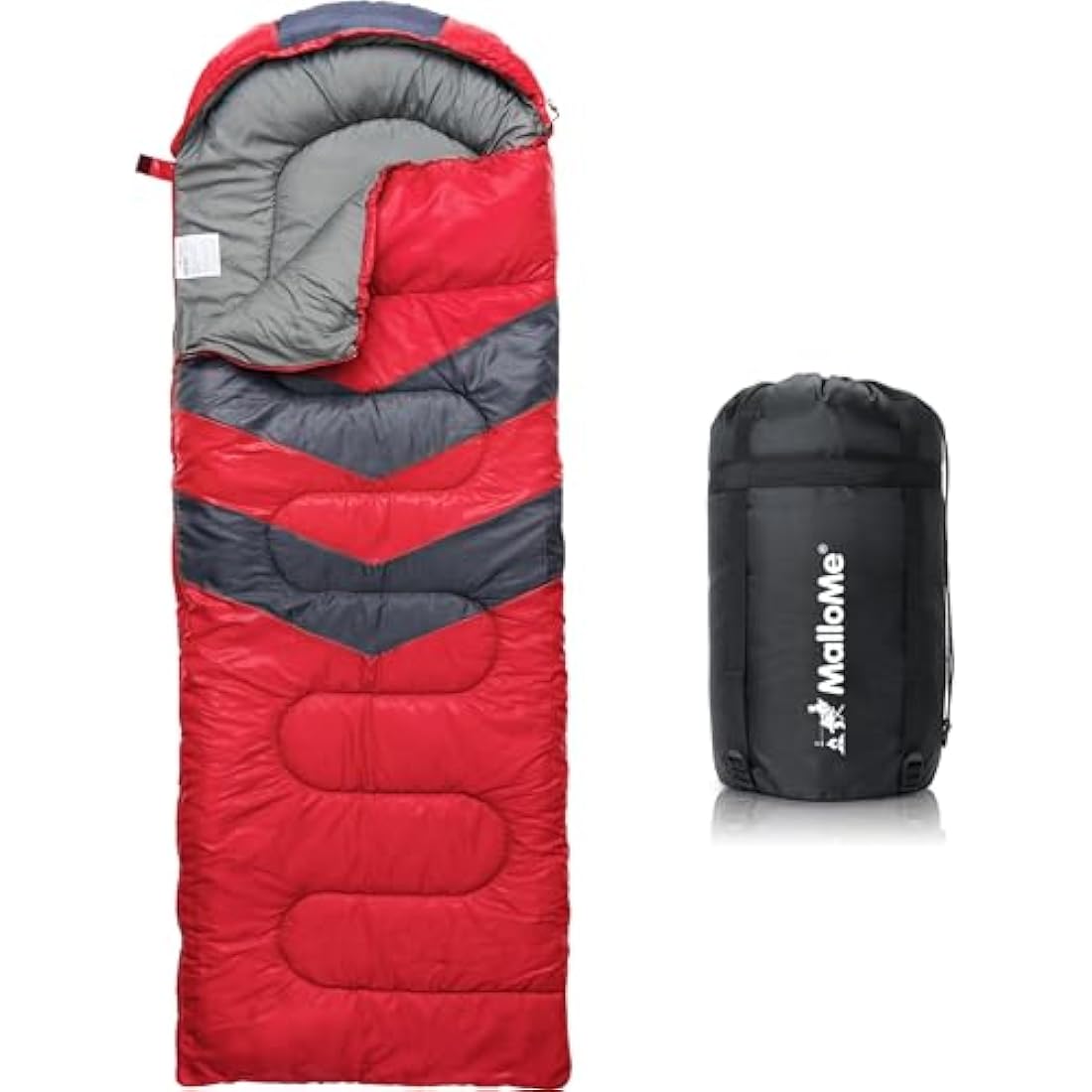 MalloMe Sleeping Bags for Adults & Kids Sleeping Bag 3-4 Season - Ultralight Backpacking Sleeping Bag Cold Weather & Warm, Lightweight Compact, Single Adult Girls Boys Winter Sleep Camping Accessories