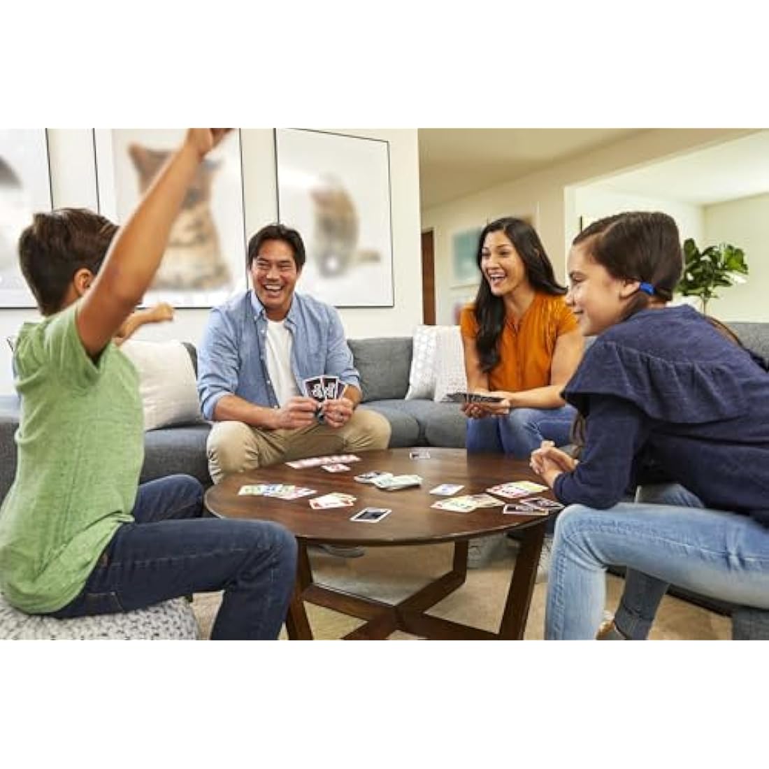 Mattel Games Phase 10 card game, sequences rummy-like card game, includes 110 cards, FFY05