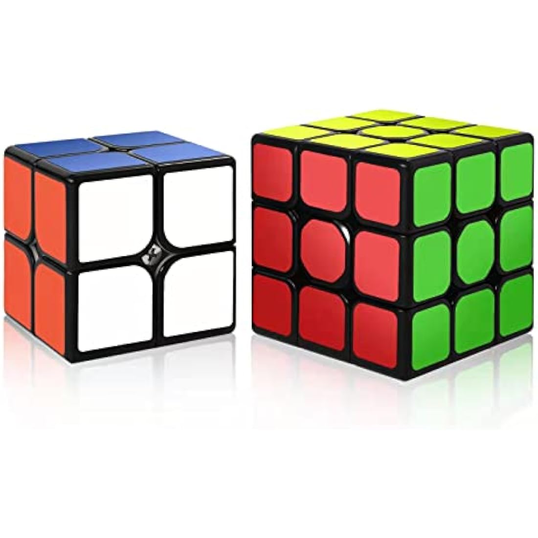 ROXENDA Speed Cube Set, 2X2 3X3 Speed Cube Original Fast Cube with Instruction (Original)