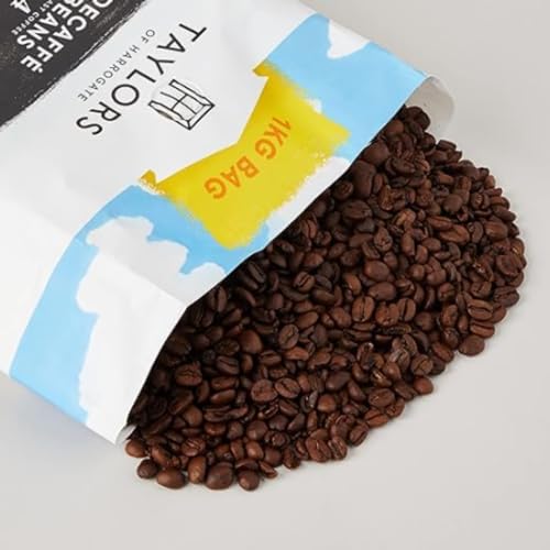 Taylors of Harrogate Decaffé Coffee Beans, 1 kg (Pack of 2 - Total 2kg)
