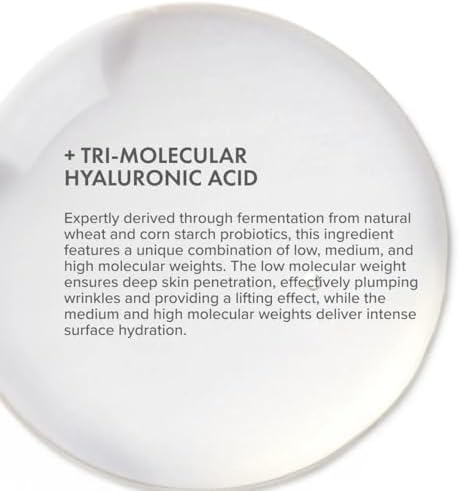 The Organic Pharmacy Hyaluronic Acid Serum 30ml - Hydrating, 0.2% triple-molecular weight Hyaluronic Acid, Plump Fine Lines and Wrinkles, 98.3% Organic, 99.1% Natural