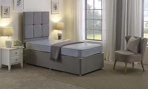 Starlight Beds Waterproof Single Mattress. Ideal for Children and the Elderly. Durable, Easy Clean, Sprung Mattress. 3ft x 6ft3 (90cm x 190cm)