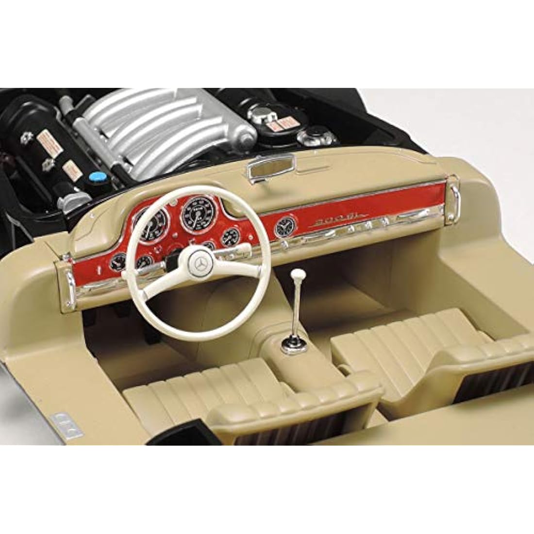 TAMIYA TAM24338 300024338-1:24 Mercedes Benz 300Sl Double Door, Unpainted