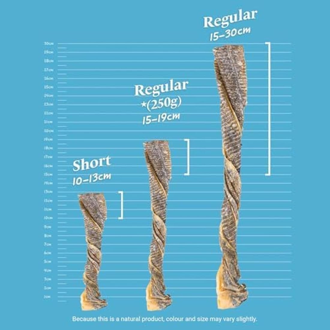 SKIPPER'S Fish Skin Twists Dog Chews for Teeth - Handmade & Gently Air- Dried - Healthy & Natural Dog Dental Sticks Long Lasting - Hypoallergenic & Grain Free (Regular, 1kg)