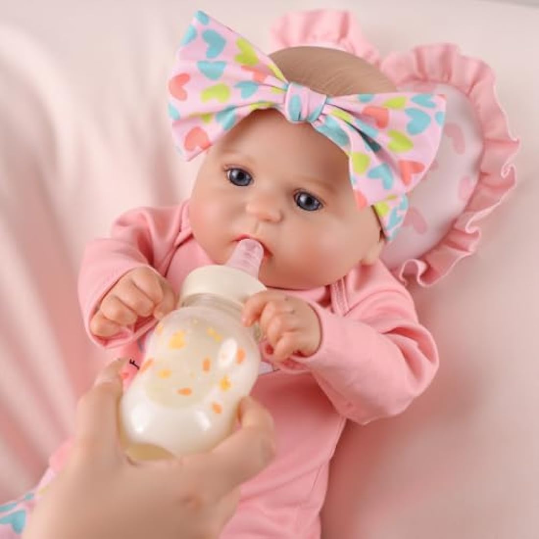 BABESIDE Reborn Dolls Girl - Bailyn 20-inch Realistic Baby Dolls Have the Soft Vinyl, Painted Hair, and Cute Outfit, She Looks and Feels Just like a Real-life Lifelike Baby