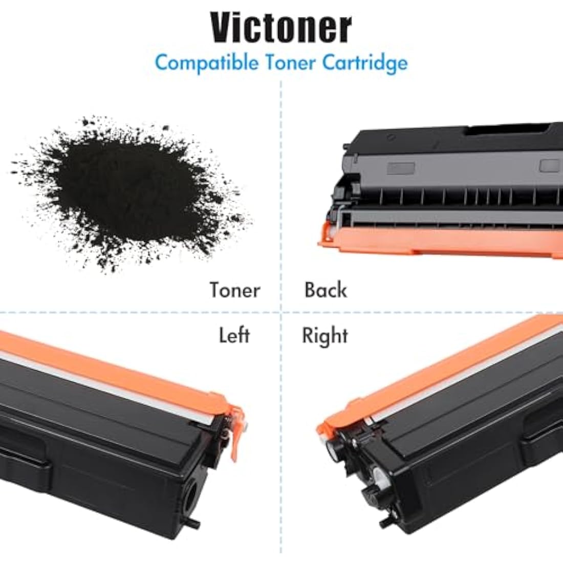 TN-423 TN423 MFC-L8690CDW HL-L8260CDW Toner : for Brother TN 423 TN423BK TN421 TN-421 for MFC L8690CDW HL-L8360CDW MFC-L8900CDW DCP-L8410CDW DCP-L8410CDW DCP-L88 410CDN ( Black Cyan Yellow Magenta,