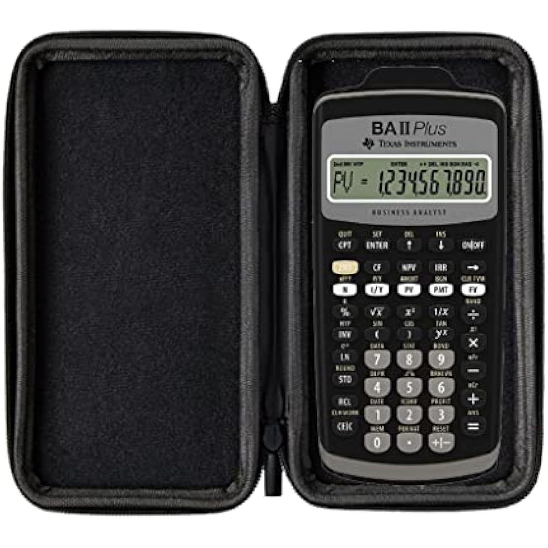 TI-BA II Plus + Protective Case + Prime Warranty