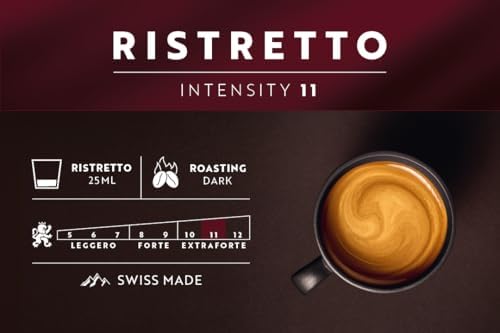 Café Royal, Ristretto, 100 Nespresso (R) compatible capsules, 80 percent recycled Aluminium, Rainforest Alliance certified, intensity 11