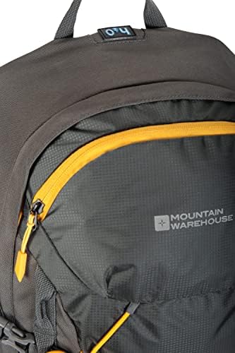 Mountain Warehouse Pace 30L Rucksack - Hydration Compatible Backpack, Airflow Back System Rucksack, Packaway Rain Cover - For Travelling, Camping, Hiking