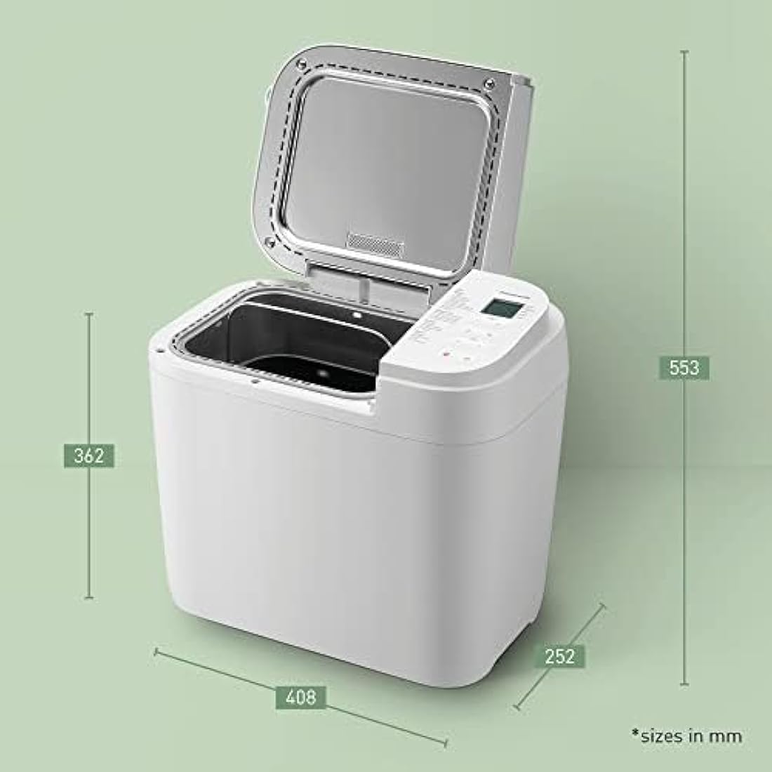 Panasonic SD-B2510 Automatic Breadmaker, with Gluten Free Programme - White