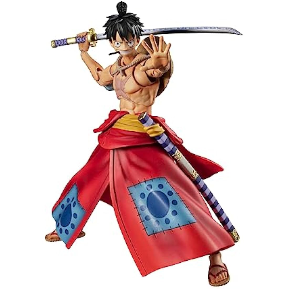 Megahouse One Piece Luffy Taro Figure Variable Action Heroes 17 cm, Mehrfarbig, Standard Size