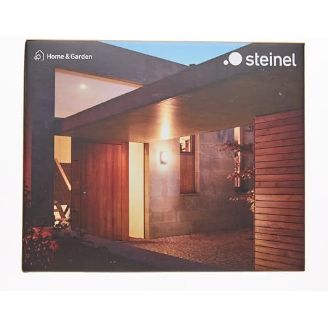 Steinel Outdoor Wall Light L 12 anthracite, outdoor lamp without motion sensor, robust aluminium trim, E27, max. 60 W, wall lamp