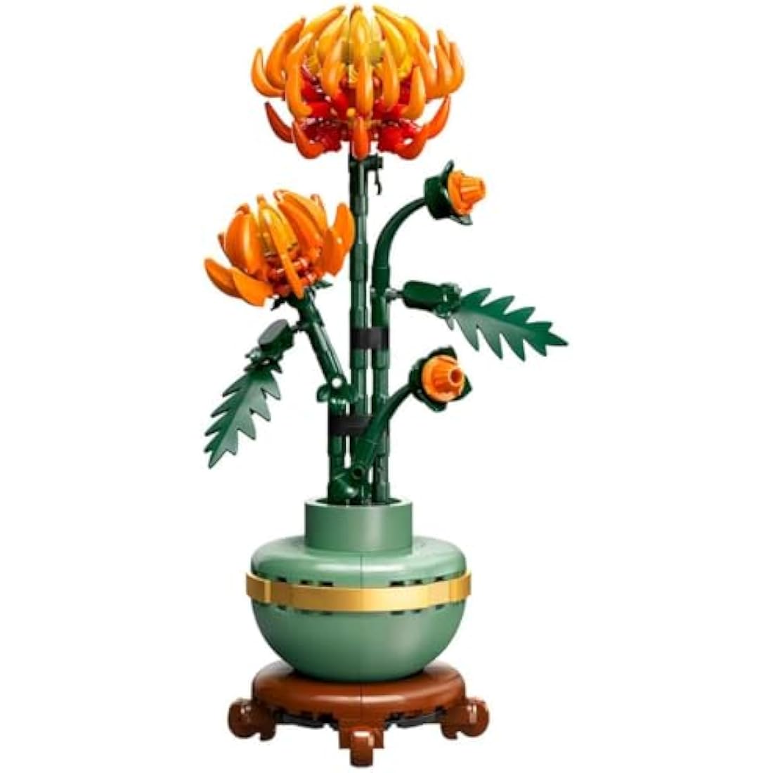 LEGO Botanicals Chrysanthemum Artificial Flower Building Set - Faux Plant Gift for Mothers - Creative Model Kit for Adults to Build - Home Office Decor from the Botanical Collection - 10368