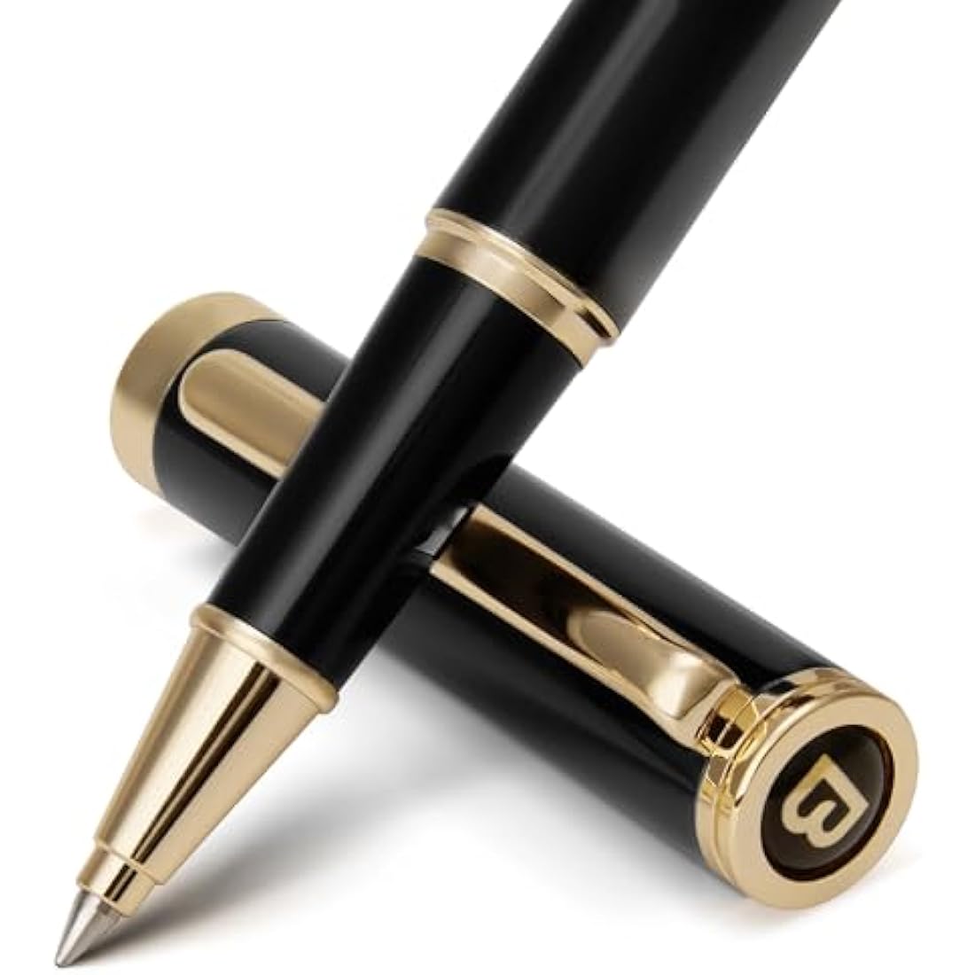Luxury Rollerball Pen,24K Gold Trim,Noble and Elegant Designs,Schneider Ink Refill, Best Roller Ball Pen Gift Set for Men & Women, Professional, Executive Office, Nice Pens